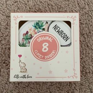 Baby-Toddler Floral Closet Dividers